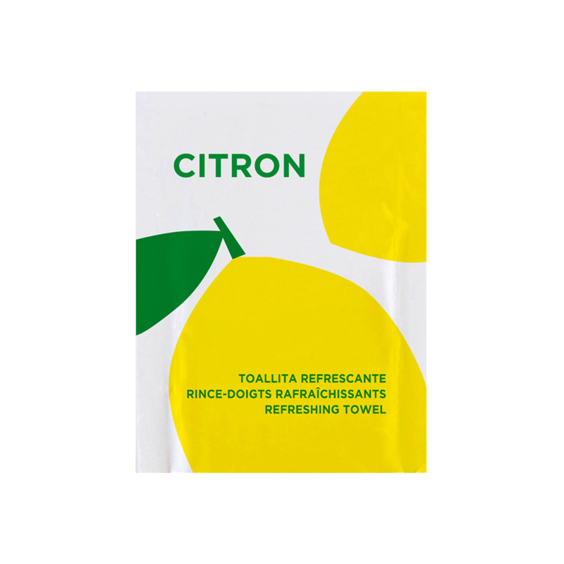 RINCE-DOIGTS RAFRAÎCHISSANTS "CITRON" CELLULOSE