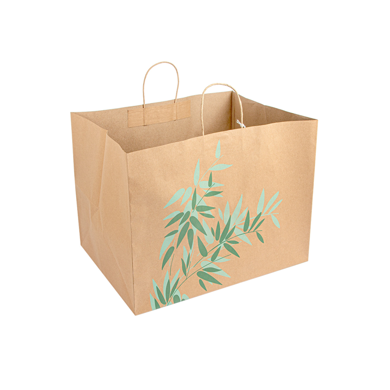 SACS SOS TRAITEUR 'FEEL GREEN' KRAFT