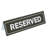 PLAQUE DE TABLE "RESERVED" PVC