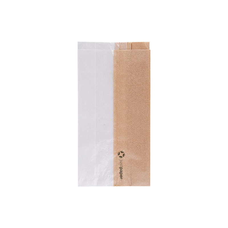 SACHETS POUR SANDWICHES AVEC FENÊTRE ECO 'CORNER WINDOW' KRAFY