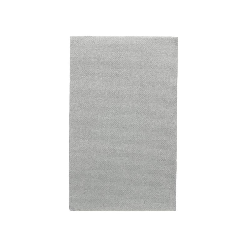 SERVIETTES DOUBLE POINT 1/6 GRIS