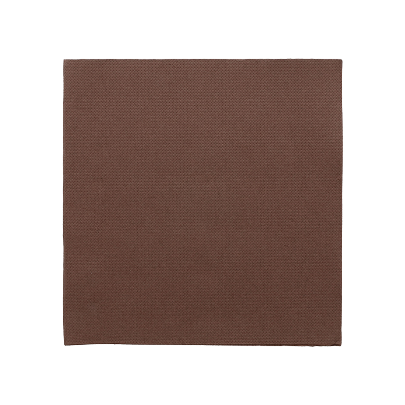 SERVIETTES DOUBLE POINT CHOCOLAT